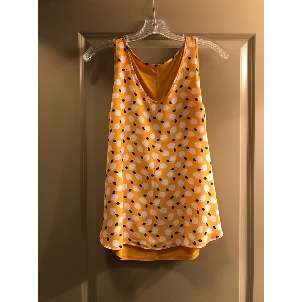 Lemon Print LOFT tank
